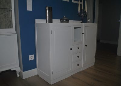 mueble en blanco a medida